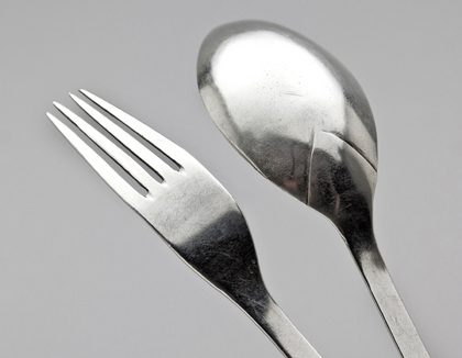 Cape Silver Lemoen Lepel and Konfyt Fork (Orange Spoon and Preserve Fork) - Pair, Johannes Combrink